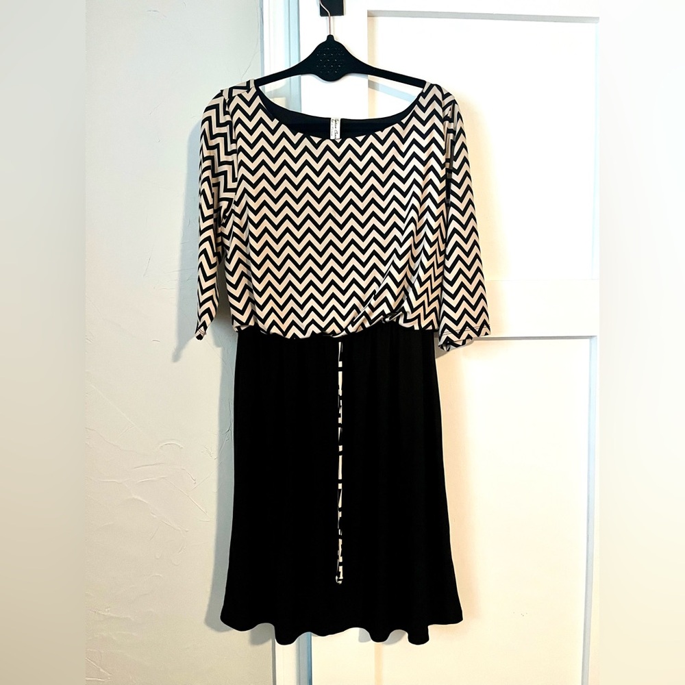 PerSeption XL Concept Mid Length Chevron Dress